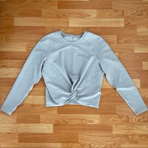 LULULEMON tuck and gather crew neck sweatshirt